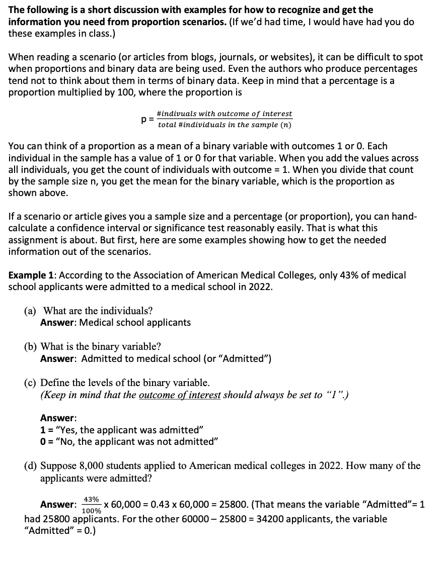 The following is a short discussion with examples for | Chegg.com