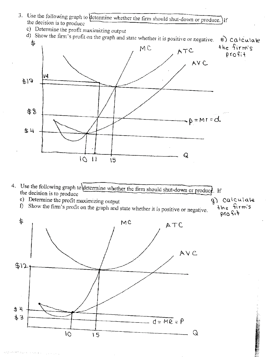 Solved 1. On the following graph, label the break-even point | Chegg.com