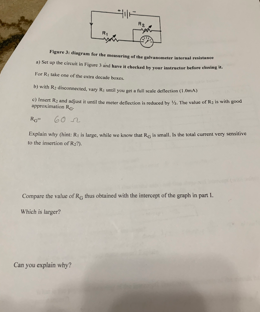 Solved Why is the product RxI (almost) constant? Because the | Chegg.com