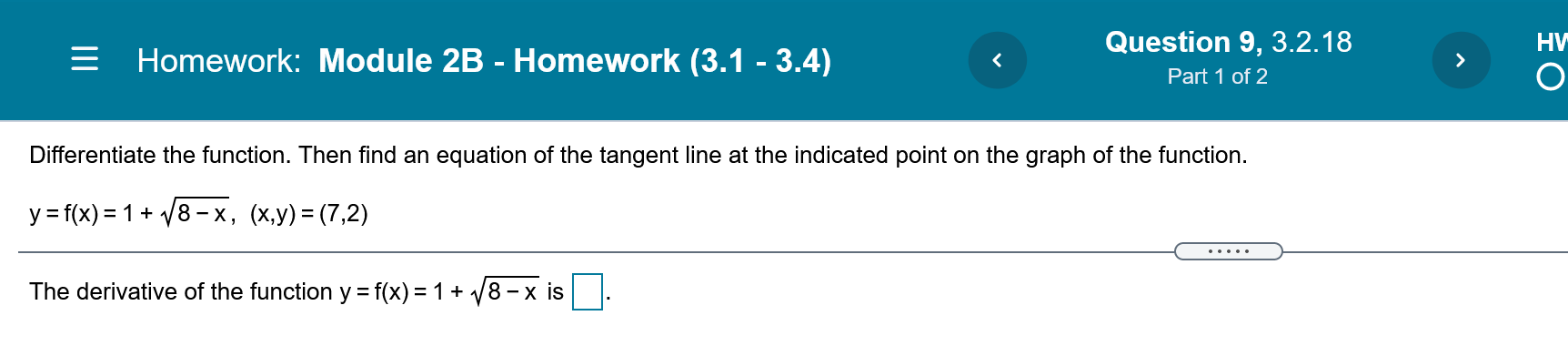 Solved = Homework: Module 2B - Homework (3.1 - 3.4) Question | Chegg.com