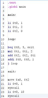 Solved Change this MIPS code to RISC-V Assembly using a | Chegg.com