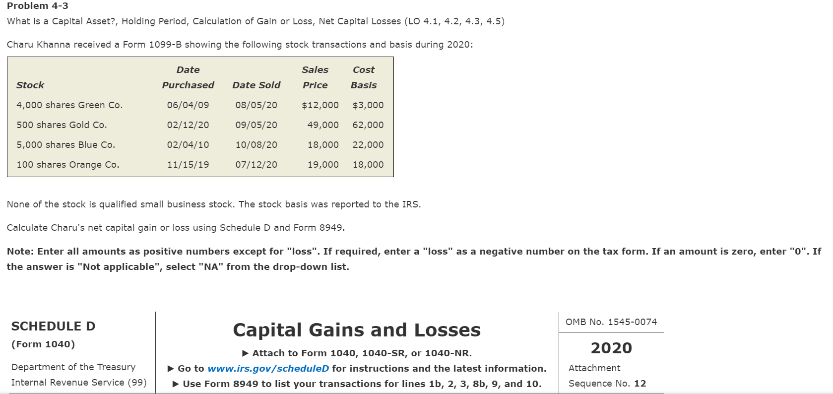 How to Calculate Gain and Loss on a Stock