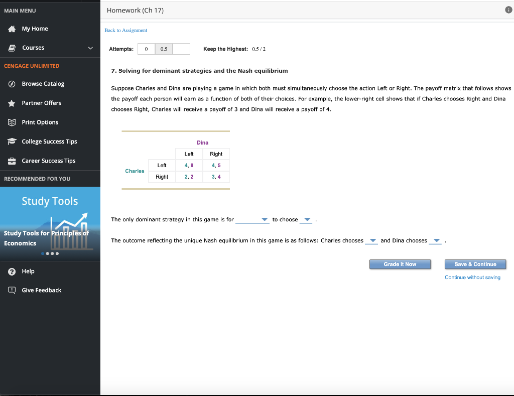 Solved MAIN MENU Homework (Ch 17) # My Home Back to | Chegg.com