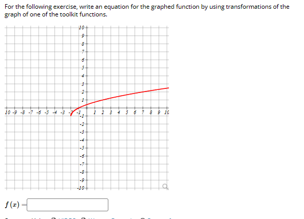 Solved For the following exercise, write an equation for the | Chegg.com