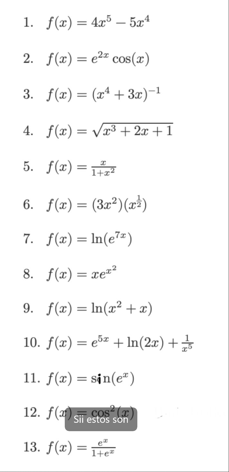 f x )= 1 4x 4 3x 2 5