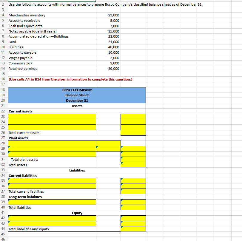 Solved 2 Use the following accounts with normal balances to | Chegg.com