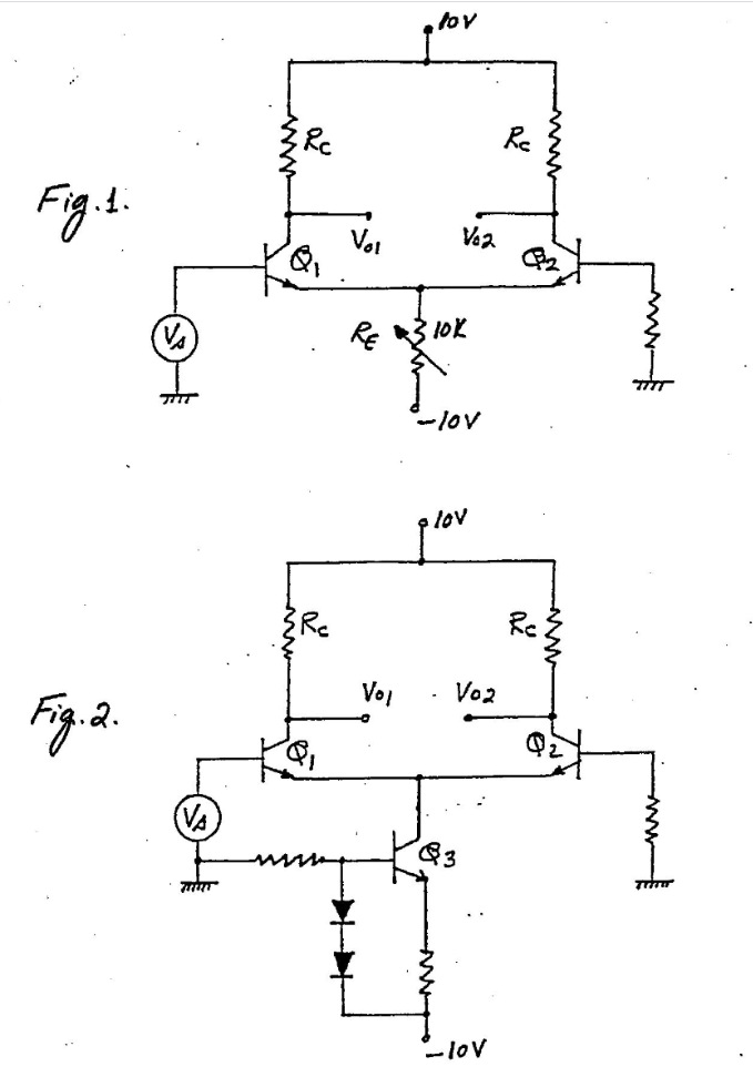 Solved (1) Design and build the differential amplifier shown | Chegg.com