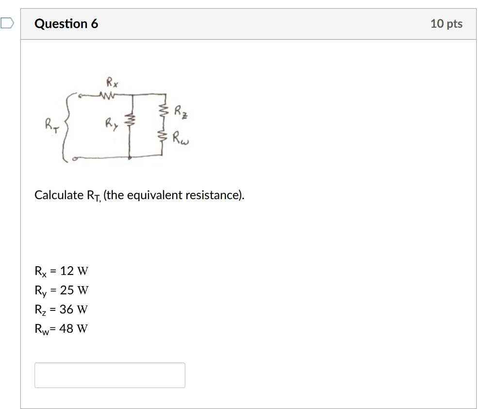 Solved Question 1 10 pts Using the current divider rule, | Chegg.com