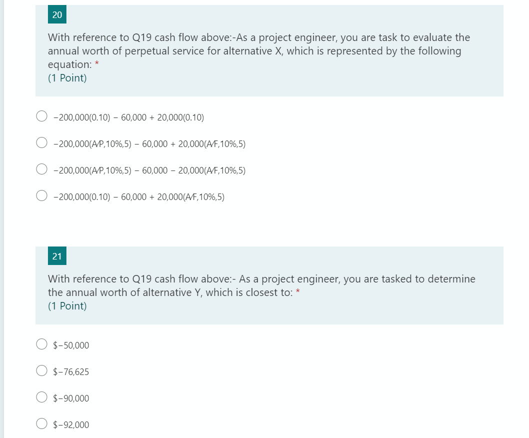Solved 19 Q19 to 221 is based on the following case study. A | Chegg.com