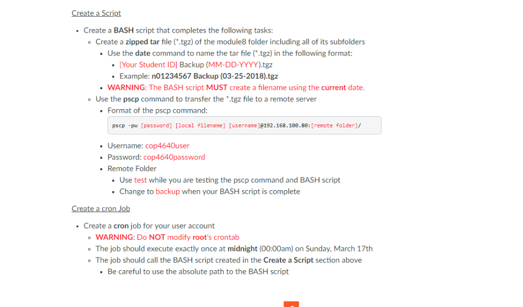 Solved Hello, I am requesting help to write a BASH script | Chegg.com