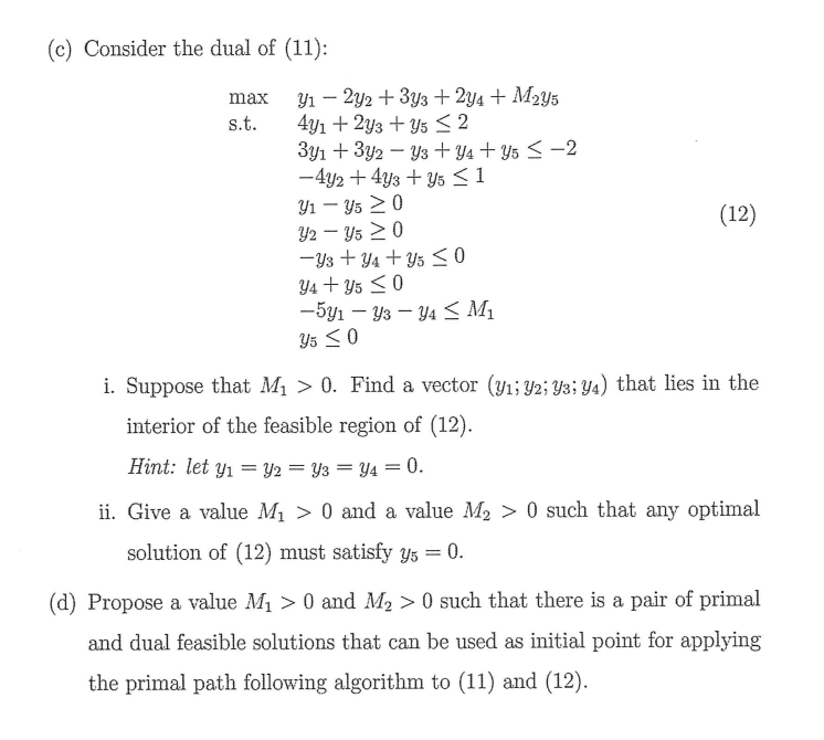 5 20 Consider The Following Lp Problem Min S T