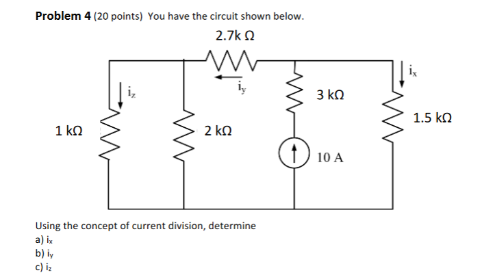 Solved Problem 4 (20 points) You have the circuit shown | Chegg.com