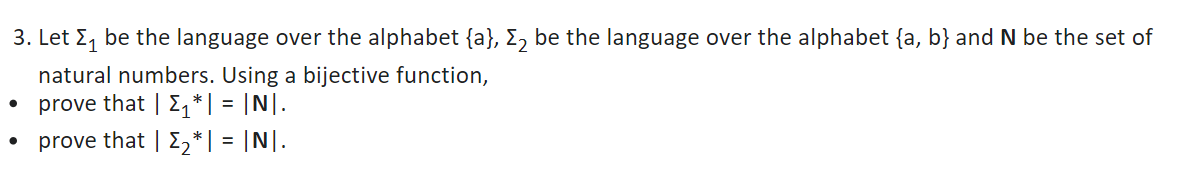 Solved 3. Let Σ₁ be the language over the alphabet {a}, Σ₂ | Chegg.com