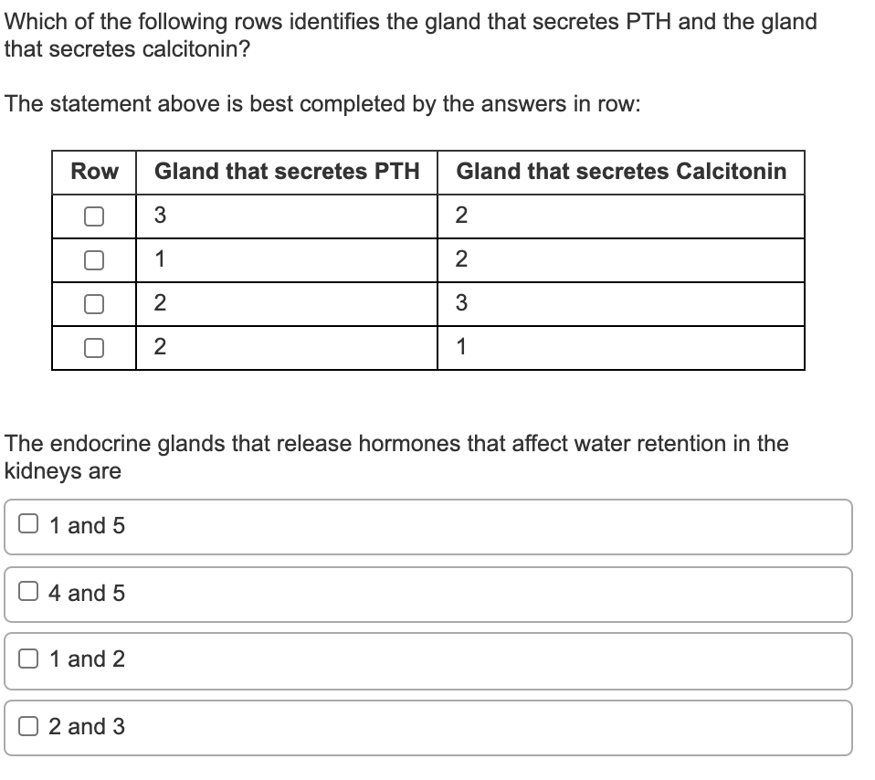 Solved Some Endocrine Glands 3 -2 5 4 6 26. In the diagram | Chegg.com