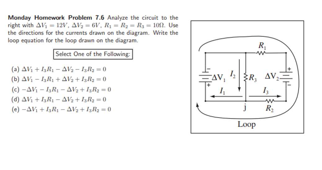 Solved Monday Homework Problem 7.6 Analyze the circuit to | Chegg.com