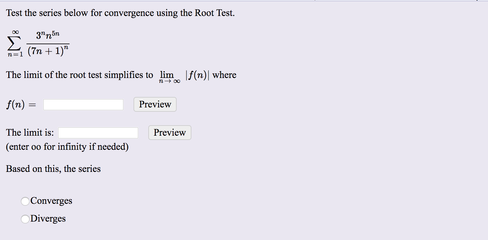 solved-test-the-series-below-for-convergence-using-the-root-chegg