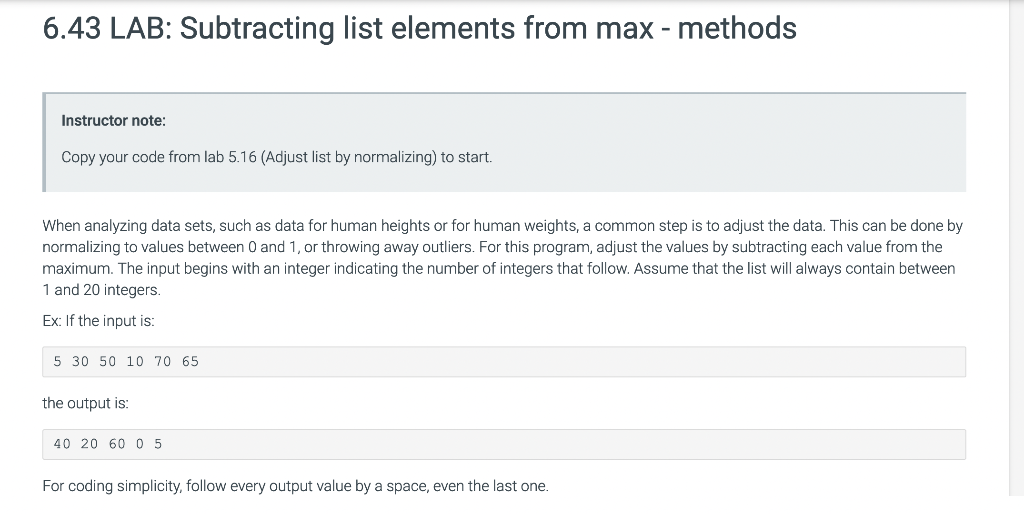 Solved For coding simplicity, follow every output value by a