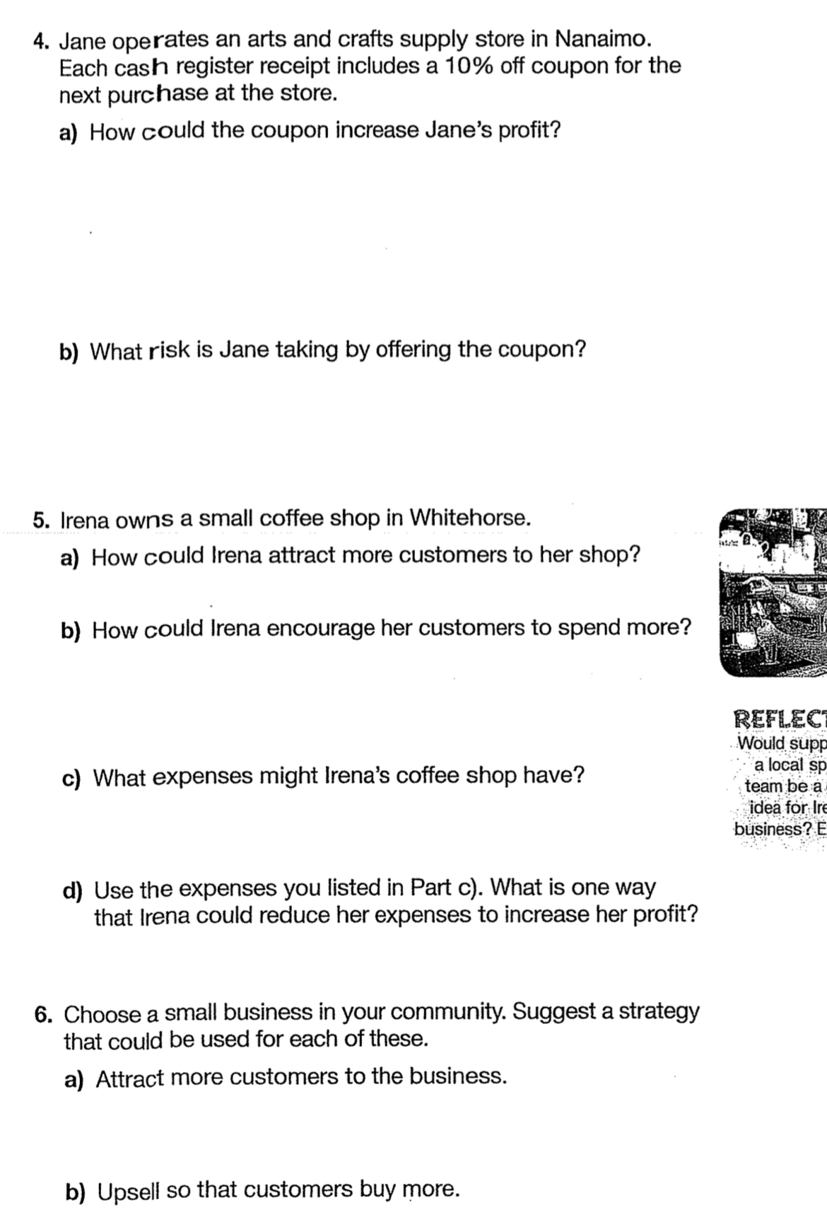 Solved Jane operates an arts and crafts supply store in