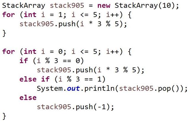 Solved Assume That A Stack Is Implemented In A Class Named | Chegg.com