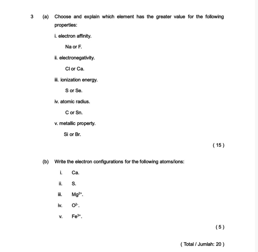 solved-3-a-choose-and-explain-which-element-has-the-chegg