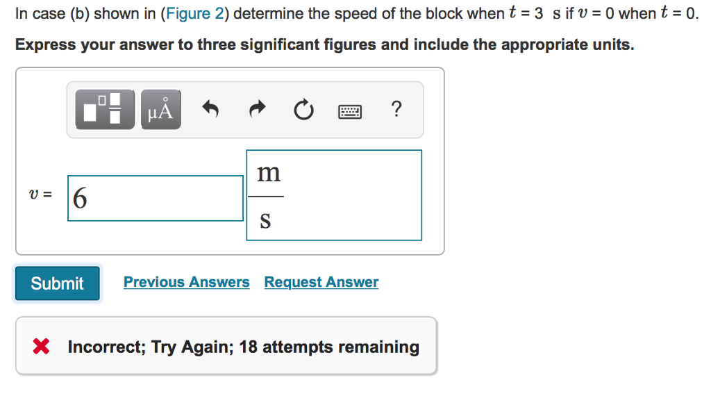 Solved In case (b) shown in (Figure 2) determine the speed | Chegg.com