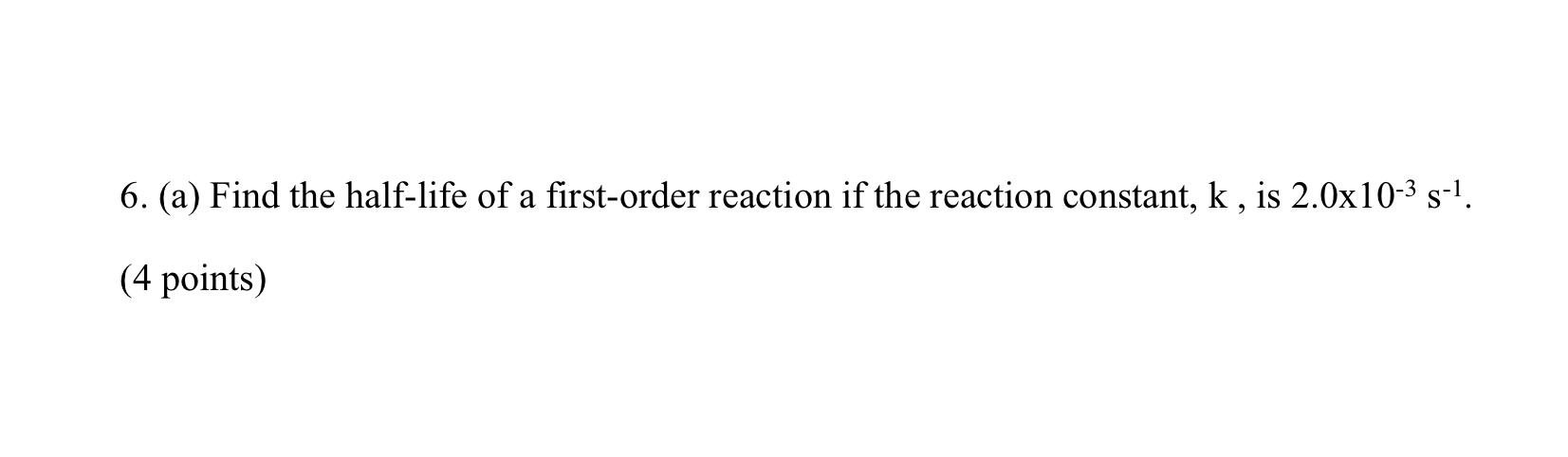 how-to-calculate-half-life-of-a-second-order-reaction-chemistry