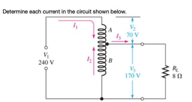 Solved Determine each current in the circuit shown below. | Chegg.com