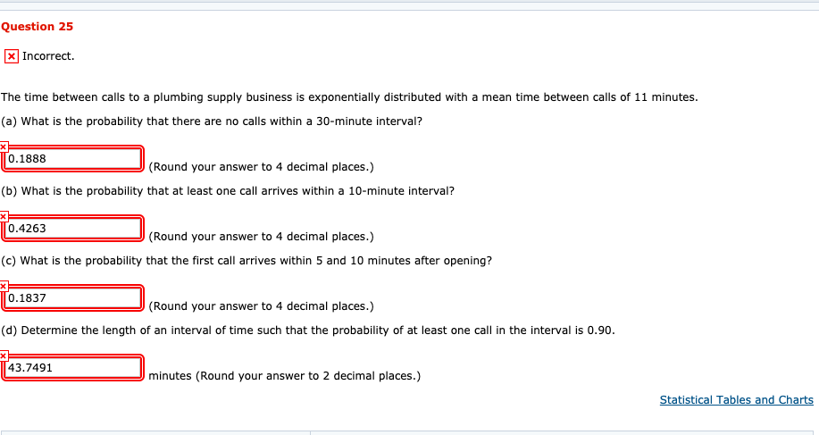 solved-question-25-incorrect-the-time-between-calls-to-a-chegg