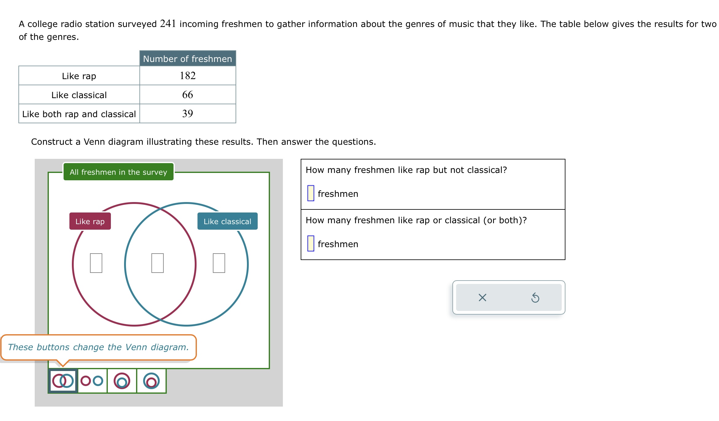 Solved Construct A Venn Diagram Illustrating The Sets Below. | Chegg.com