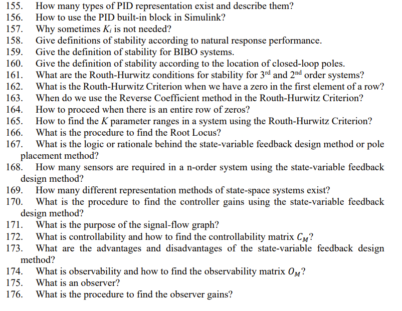 Solved 155. How many types of PID representation exist and | Chegg.com