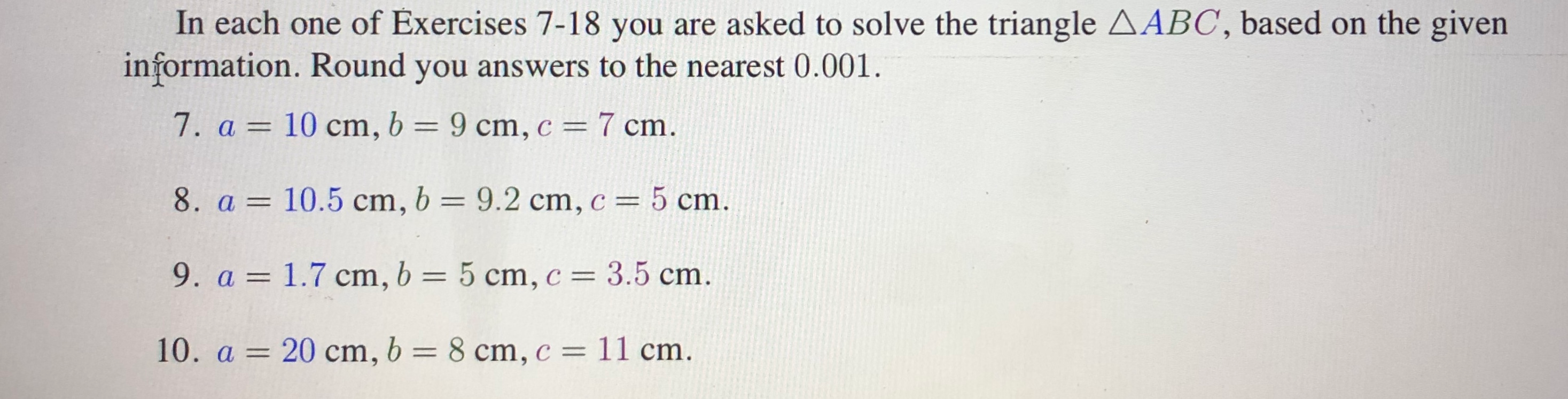 Solved In each one of Exercises 7-18 you are asked to solve | Chegg.com