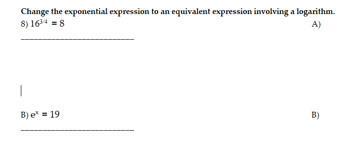 Solved Change the exponential expression to an equivalent | Chegg.com