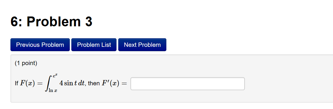 Solved 6: Problem 1 Previous Problem Problem List Next | Chegg.com