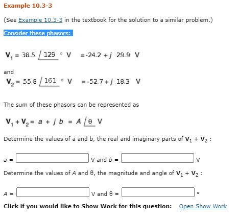 Solved Example 10.3-3 (See Example 10.3-3 in the textbook | Chegg.com