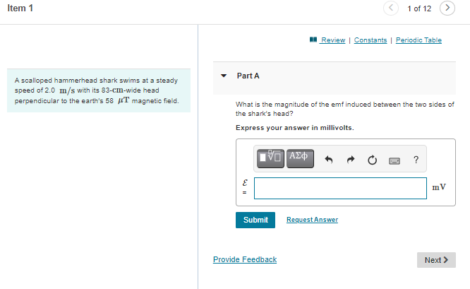 Solved Item 1 1 of 12 Review Constants Periodic Table Part A | Chegg.com