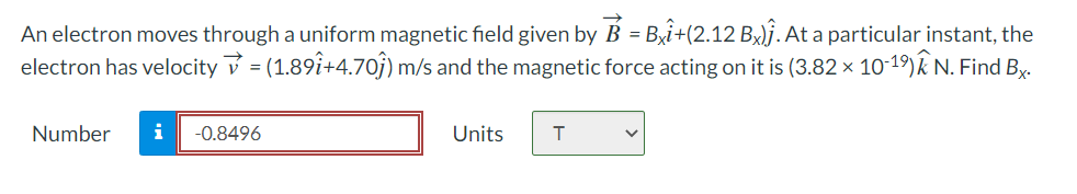 Solved An Electron Moves Through A Uniform Magnetic Field | Chegg.com