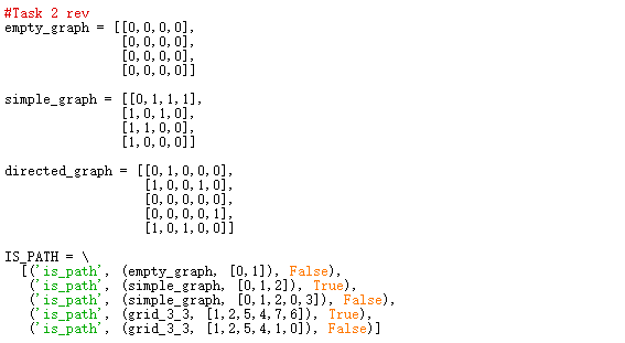 Solved Part B - Existence of a Path Implement a function | Chegg.com