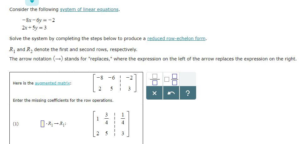 Solved 1 Consider The System Of Linear Equations X 2y 8353