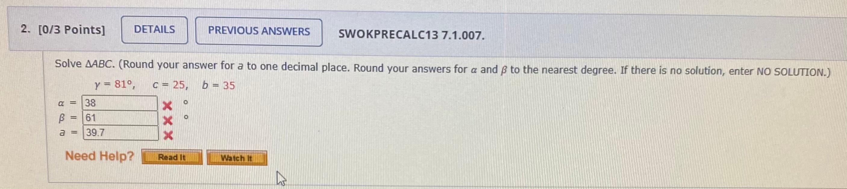 Solved 2. [0/3 Points] DETAILS PREVIOUS ANSWERS | Chegg.com