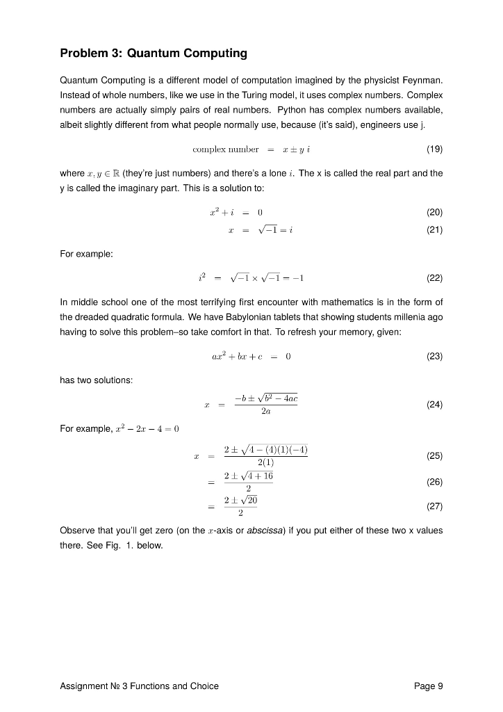 Problem 3: Quantum Computing Quantum Computing is a | Chegg.com
