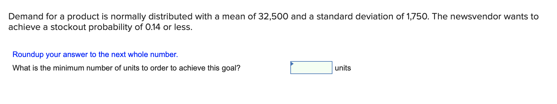 solved-demand-for-a-product-is-normally-distributed-with-a-chegg