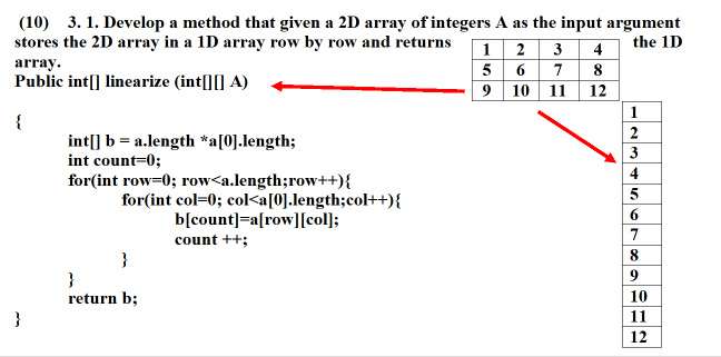 Solved Java 3. Develop a method equal that given two 2D Chegg