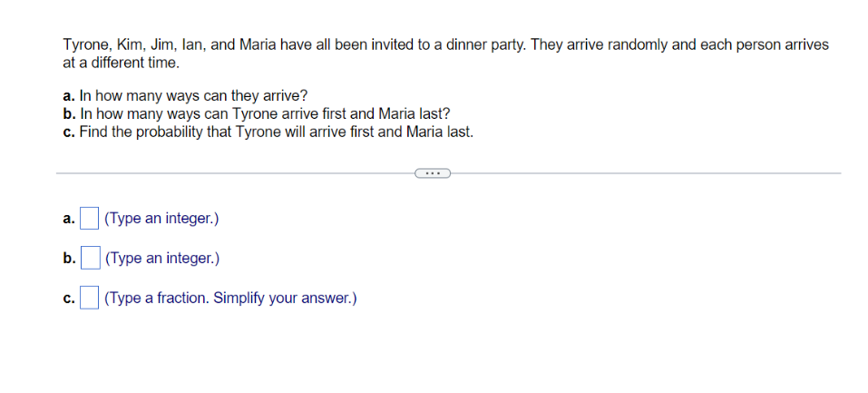 Solved Tyrone, Kim, Jim, Ian, and Maria have all been | Chegg.com