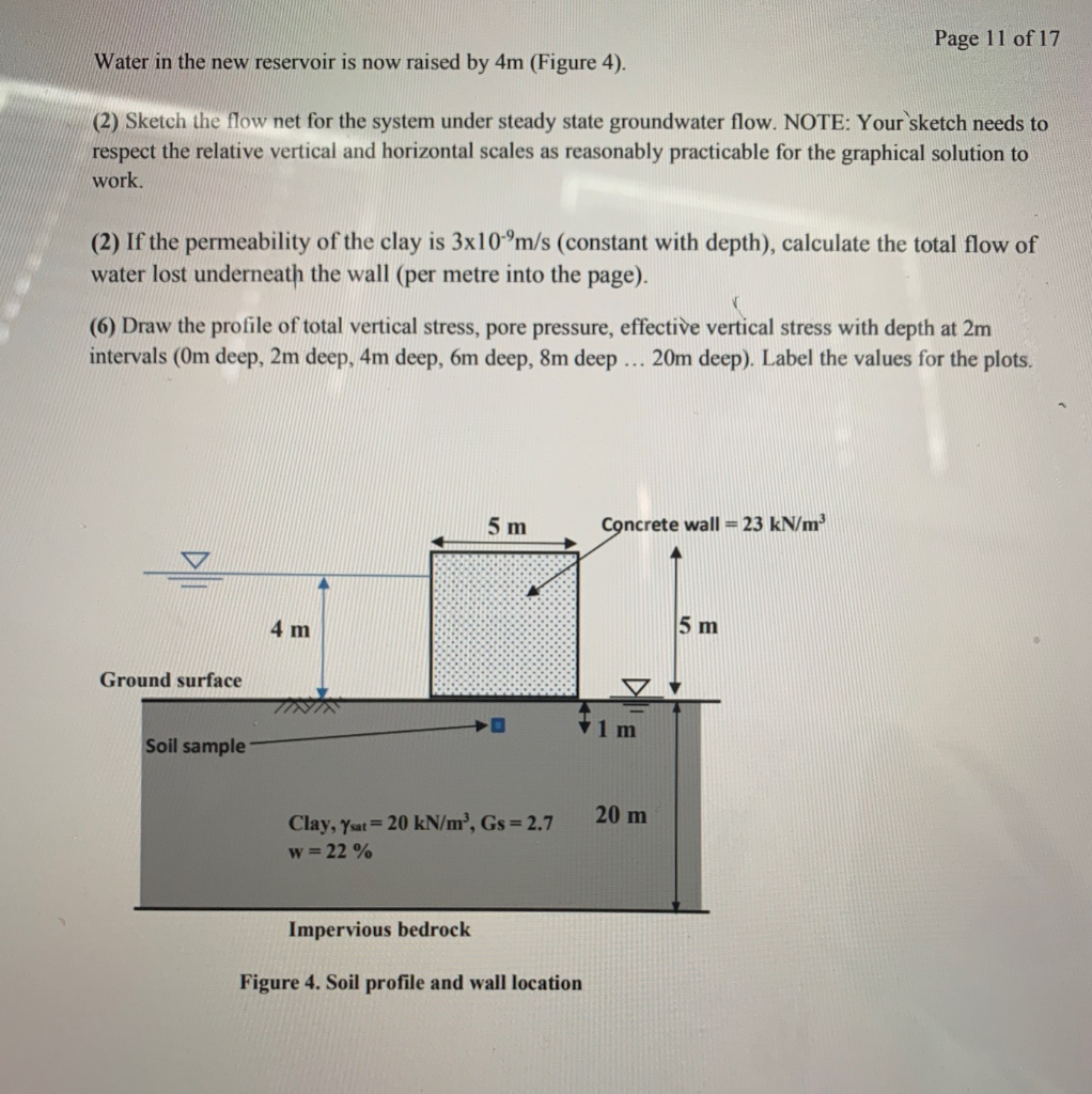 Solved Page 11 of 17 Water in the new reservoir is now | Chegg.com