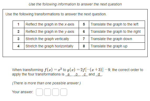 Solved Use the following information to answer the next | Chegg.com