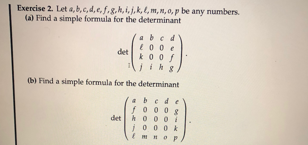 Solved Exercise 2 Let A B C D E F G H I J K L M N Chegg Com