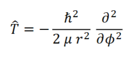 Solved The kinetic energy operator in these coordinates can | Chegg.com