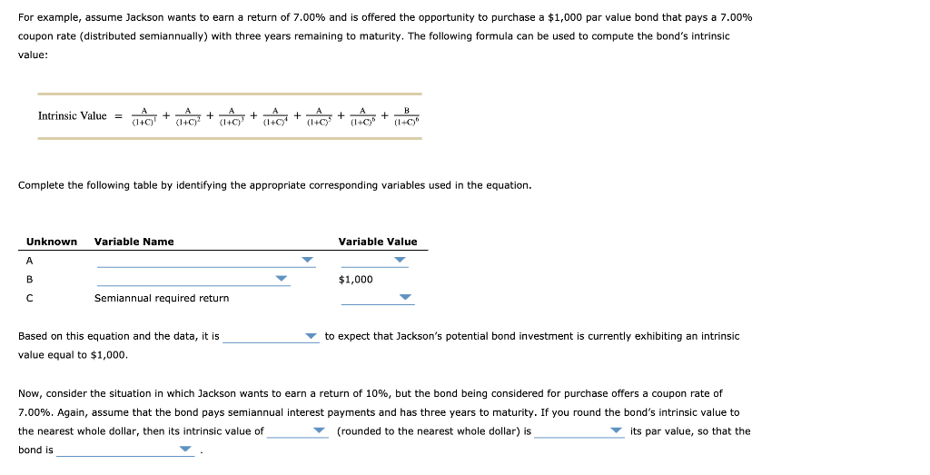 Solved The process of bond valuation is based on the | Chegg.com