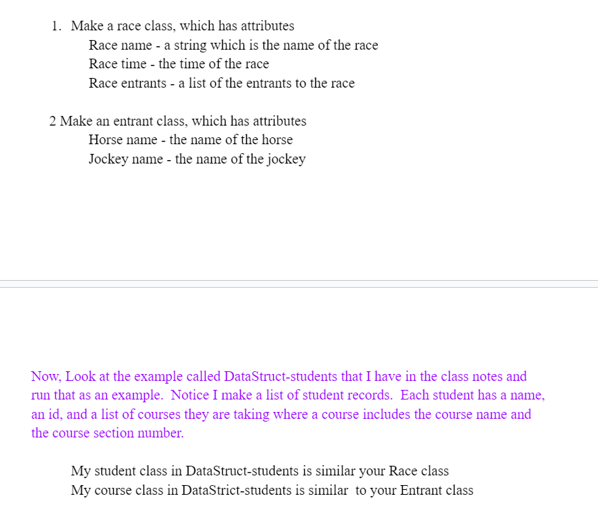 Solved This is good practice with classes. You are going to | Chegg.com