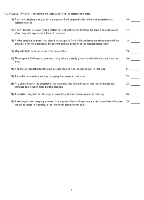 Solved Test 2 Name Section Physics 2 MULTIPLE CHOICE, Choose | Chegg.com